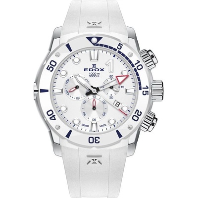 Edox Мъжки часовник EDOX CO-1 Chrono Titanium 10242-TINB-BBUINR (10242-TINB-BBUINR)