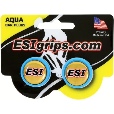 Esi Grips Bar Plugs, koncovky - Aqua