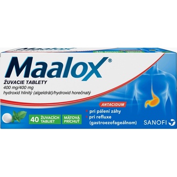 Maalox tbl.mnd.40 x 400 mg/400 mg