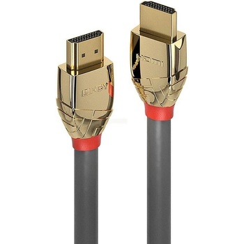 Image 1 of Lindy Lindy Ultra High Speed HDMI кабел, Gold Line, сив, 1м (37601)