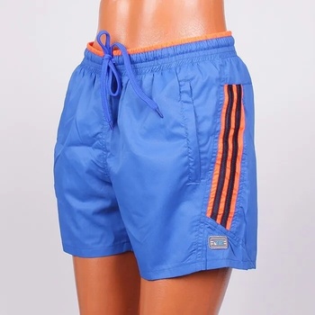 Image 1 of Мъжки къси панталони в синьо с оранжеви и черни ленти