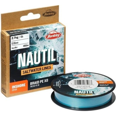Berkley Šňůra NAUTIL Braidx8 0, AquaBlue