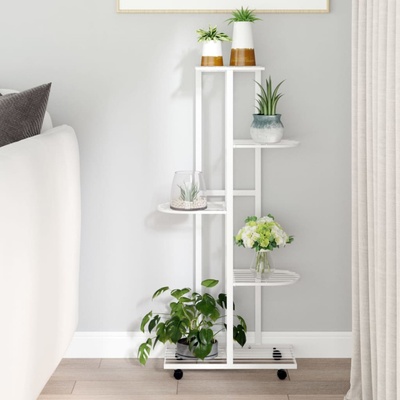 HangarStore Stojan na rostliny 343118 bílý železo – Zboží Dáma