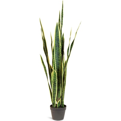 Tchýnin jazyk, Umělá rostlina, Sansevieria trifasciata, výška 95/124 cm Rozměry: Výška 124 cm