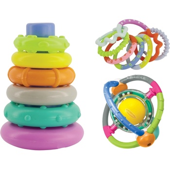 Infantino Сензорен комплект Infantino - Box of Cheer, 15 части (IN219161)