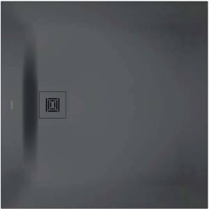 Duravit Sustano - Душ-тава, 100x100 см, DuraSolid, матово тъмно сиво 720275650000000 (720275650000000)