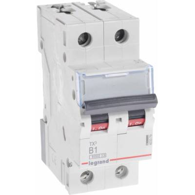 Legrand 2P B 1A 6kA AC S302 TX3 403379