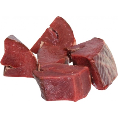 Masožravci Hovězí srdce kostky 1 kg