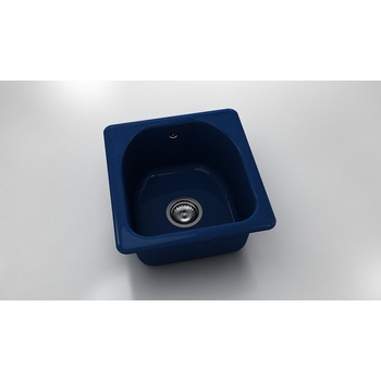 Image 1 of FAT Кръгла мивка Classic 217, Polymer marble, 10 Син гранит, с включен сифон