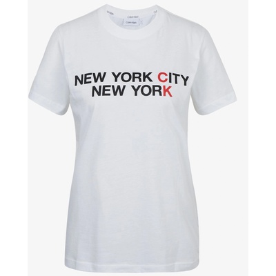 Calvin Klein Jeans Logo Text T-shirt Calvin Klein Jeans | Byal | ЖЕНИ | M