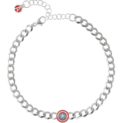 Disney strieborný náramok Captain America Marvel BS00080RL-7.CS