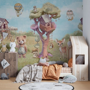 Image 1 of Art Gift Decor Тапет за детска стая - Весела горичка