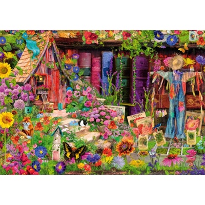 Bluebird Puzzle - Puzzle Scarecrows Garden - 1 000 piese
