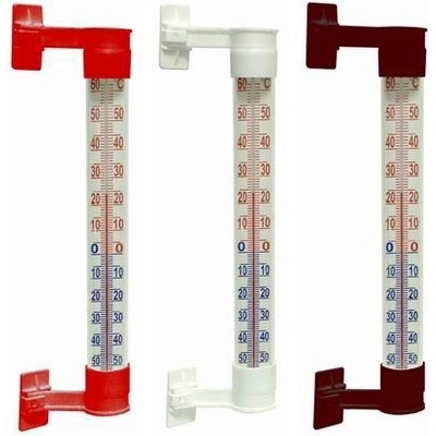 Nohel Garden Teplomer MEDIUM vonkajší okenný biely 24cm