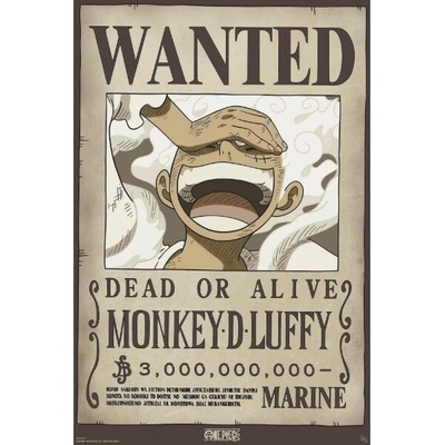 One Piece Plakát Maxi - Wanted Luffy 91,5 x 61 cm