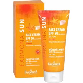 Farmona Natural Cosmetics Laboratory Sun Face Cream - Слънцезащитен крем за лице за мазна и смесена кожа SPF 50