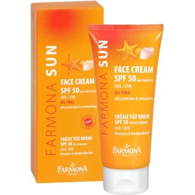 Farmona Natural Cosmetics Laboratory Sun Face Cream - Слънцезащитен крем за лице за мазна и смесена кожа SPF 50