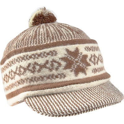 Tonak pánská čepice s kšiltem Tarpia světle hnědá smetanová