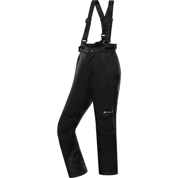 ALPINE PRO Detské lyžiarske nohavice s membránou ptx snow EDESO čierna
