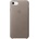 Apple iPhone Leather Case - оригинален кожен кейс (естествена кожа) за iPhone 8, iPhone 7 (светлосив)
