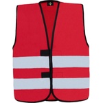 Korntex kw hi-vis aarhus02 / Детска светлоотразителна функционална жилетка - червена s (76kw0200401)