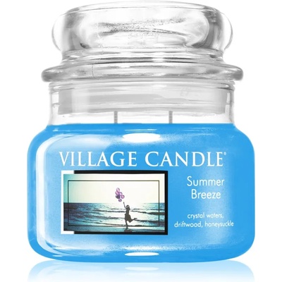 Village Candle Summer Breeze ароматна свещ (Glass Lid) 262 гр