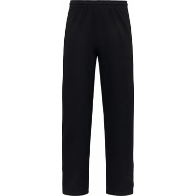 Fruit of the Loom tepláky Iconic 250 Open Hem Jog Pants černá