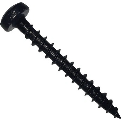 Vrut univerzální půlkulatá hlava pozidriv zinek černý 4,0x20, 25 ks