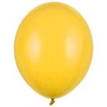 Party Deco Пастелен латексов балон - медено жълто - 12 см (sb5p-009)