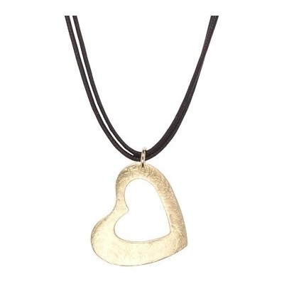InfinitySilver Strieborný náhrdelník srdce pozlátené 24007145