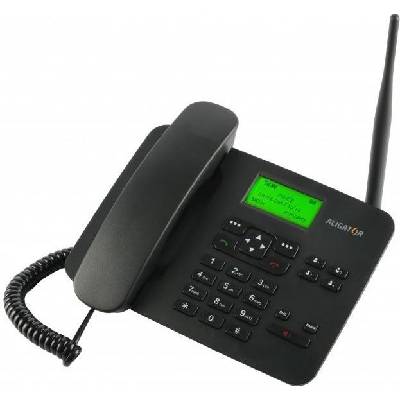 ALIGATOR T100 Stolní telefon na simkartu Black AT100B