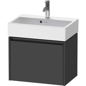 Duravit Ketho. 2 - Шкафче за умивалник 44x58x39 см, 1 чекмедже, графит матов K25073049490000 (K25073049490000)