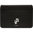 Karl Lagerfeld Saffiano Karl and Choupette NFT Computer Sleeve 13/14" Black KLCS14SAKCPMK