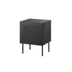 Cama meble Нощно шкафче 2 бр. СИЕНА 44, 5х40х59 черен мат (5903815009907)