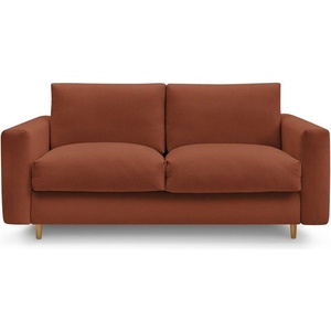 Bobochic Оранжев диван за ежедневно спане/сгъваем 200 cm Cocoone - Bobochic Paris (WT-COCE-3R---W_1 P1529 N.ZD)