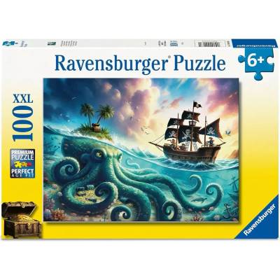 Ravensburger - Puzzle The Treasure of the Kraken XXL - 100 piese