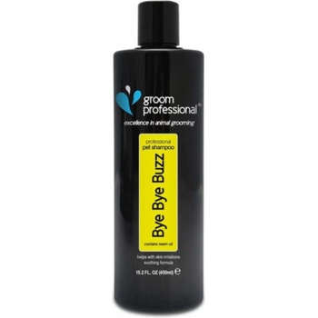 Groom Professional Bye Bye Buzz Shampoo šampon proti blechám a jinému hmyzu pro psy a kočky 450 ml