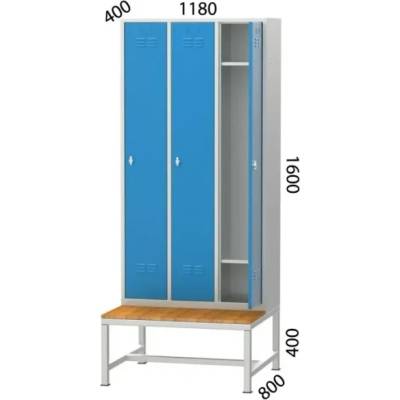 KOCEL ГАРДЕРОБ С ПЕЙКА, ТРОЕН kocel -6043 (6043)