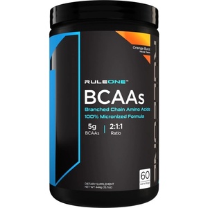 Rule 1 BCAAs | 100% Micronized 2: 1: 1 BCAA Formula [480 грама] Синя малина
