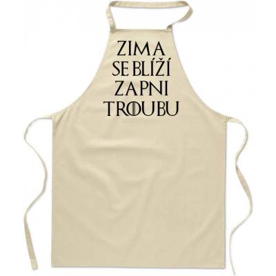 Povidlo.cz Zástěra Zima se blíží Natural