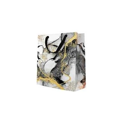 Dárková taška premium střední - Marble 20x10x25 cm