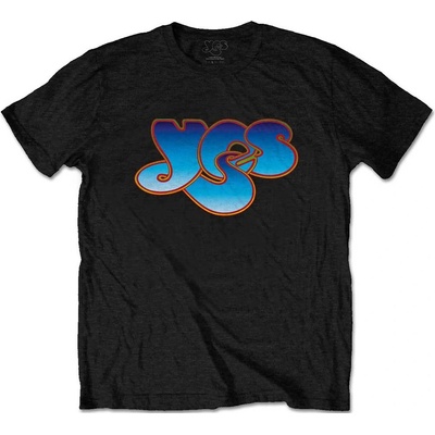 Yes tričko Classic Blue Logo čierne