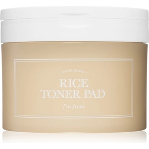 I'm from Rice Toner Pad тонизиращи възглавнички за освежаване и изглаждане на кожата 60 бр