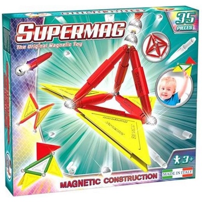 Supermag магнитен строителен комплект Tags primary 35бр