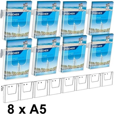 A-Z Reklama CZ Cocktail Brochure Wall držák na letáky set 8 x A5 – Hledejceny.cz
