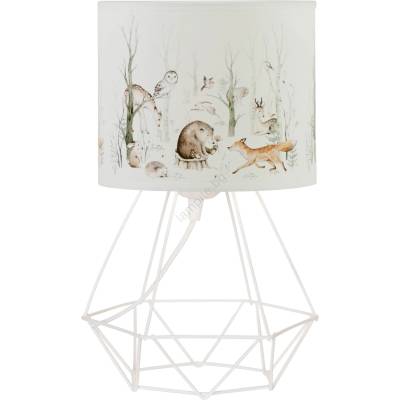 BELIS Детска настолна лампа KIDS ROOM 1xE27/60W/230V Ø 18 см с животински мотив (BE1044)