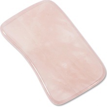 NonDolens Masážny kameň ® Gua Sha obdĺžnik - Ruženín 10 x 6 cm