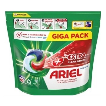 Ariel +Extra clean kapsule 60 PD