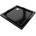 Mexen Flat Квадратен душ-корито Slim 80 x 80 см, черен, хромиран сифон - 40708080 (40708080)