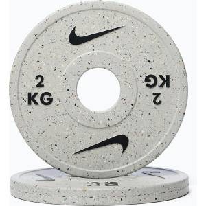 Nike strength Тежести Nike Strength Grind Change Plates 2 x 2 kg wolf grey